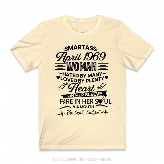 Heart On Her Sleeve Fire In Her Soul Retro T-Shirt