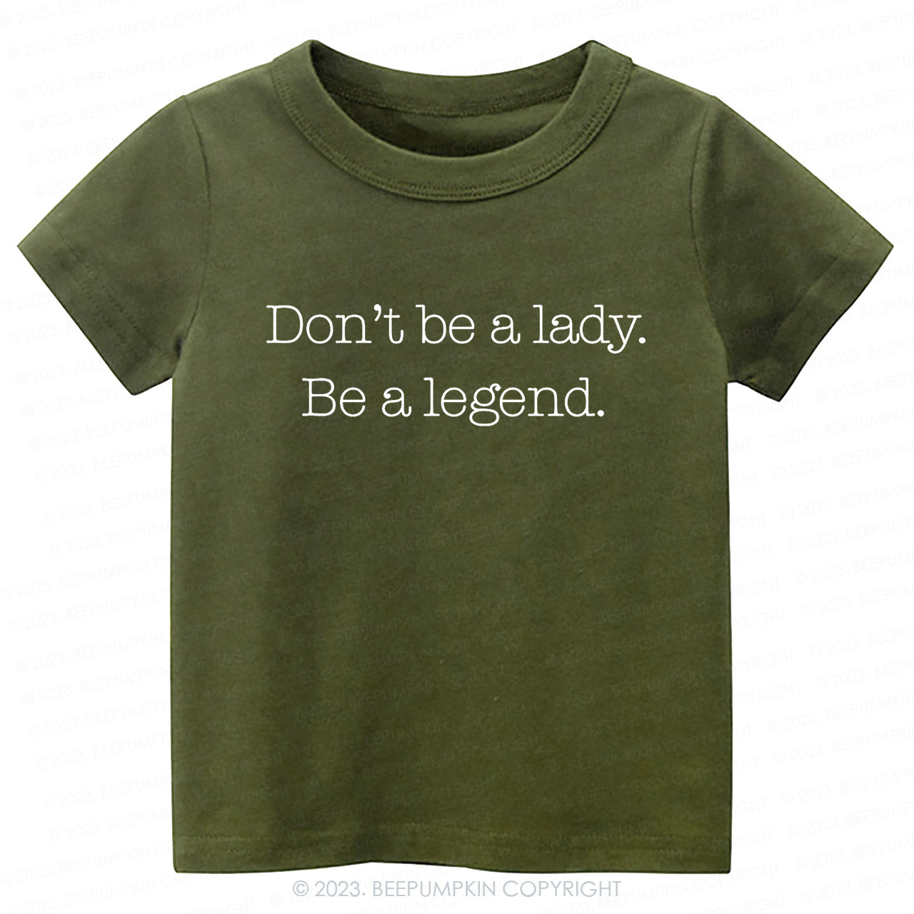 Don't Be A Lady, Be A Legend Toddler Shirt