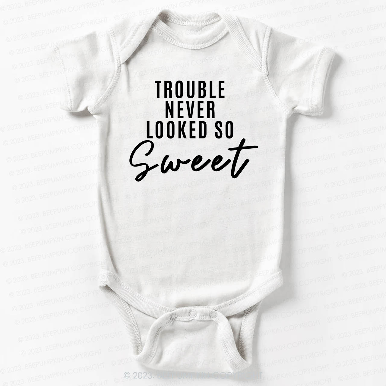 Trouble Maker Funny Bodysuit For Baby