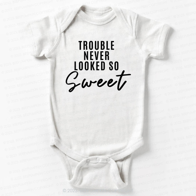 Trouble Maker Funny Bodysuit For Baby