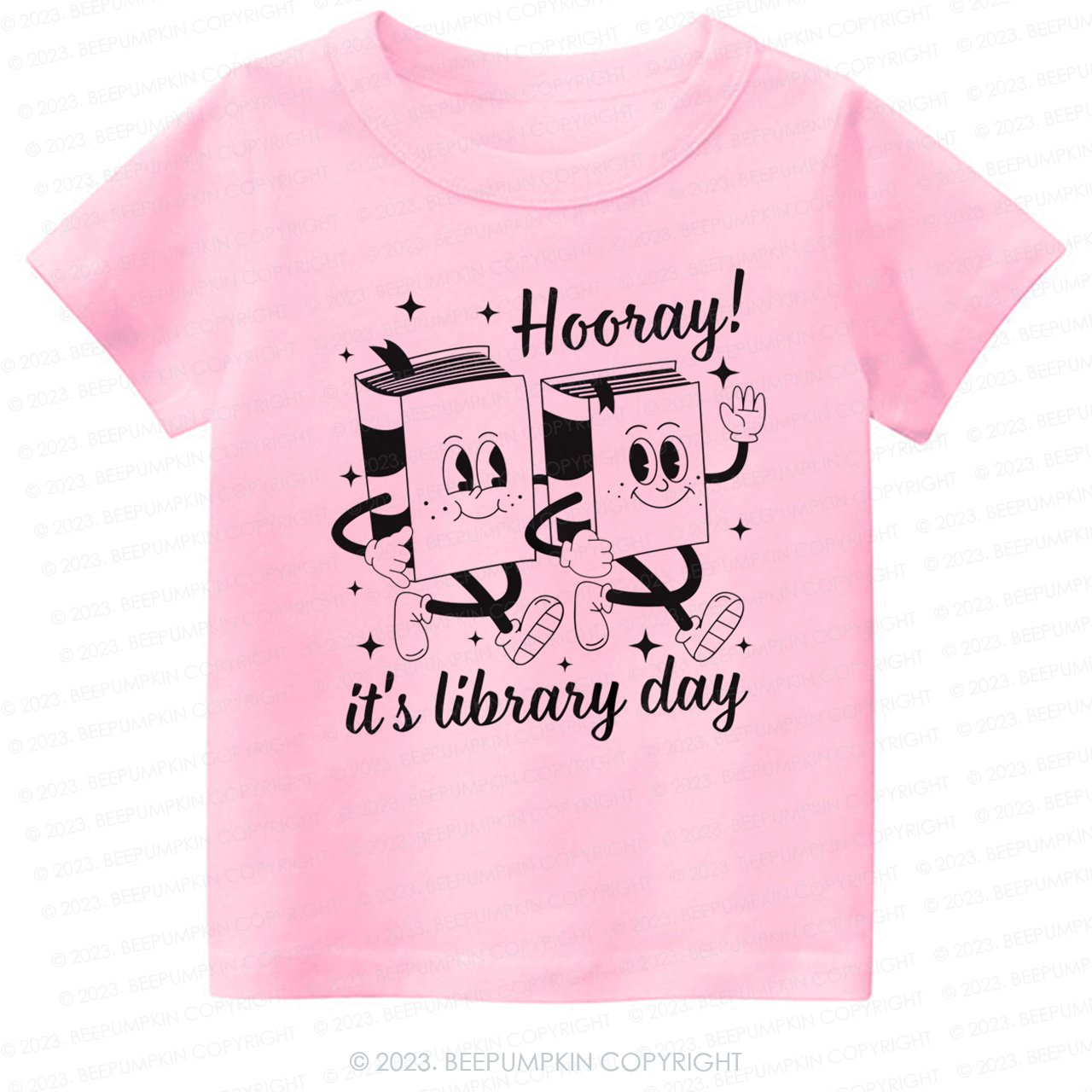 Hooray It's Library Kids Shirt