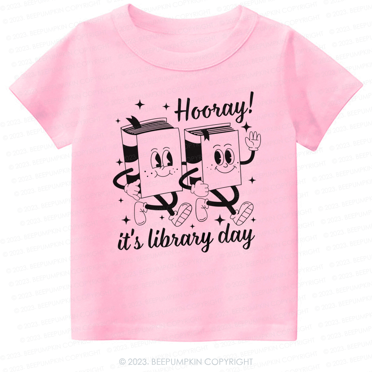 Hooray It's Library Kids Shirt