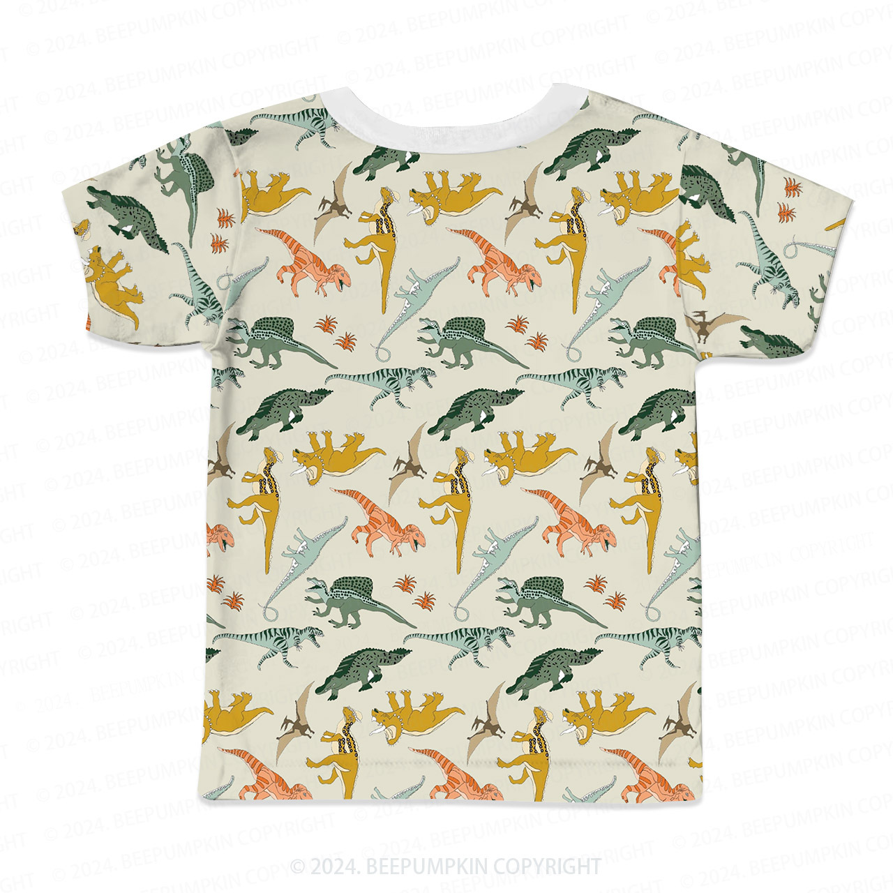 Dinosaur World All Over Print Kids Tees