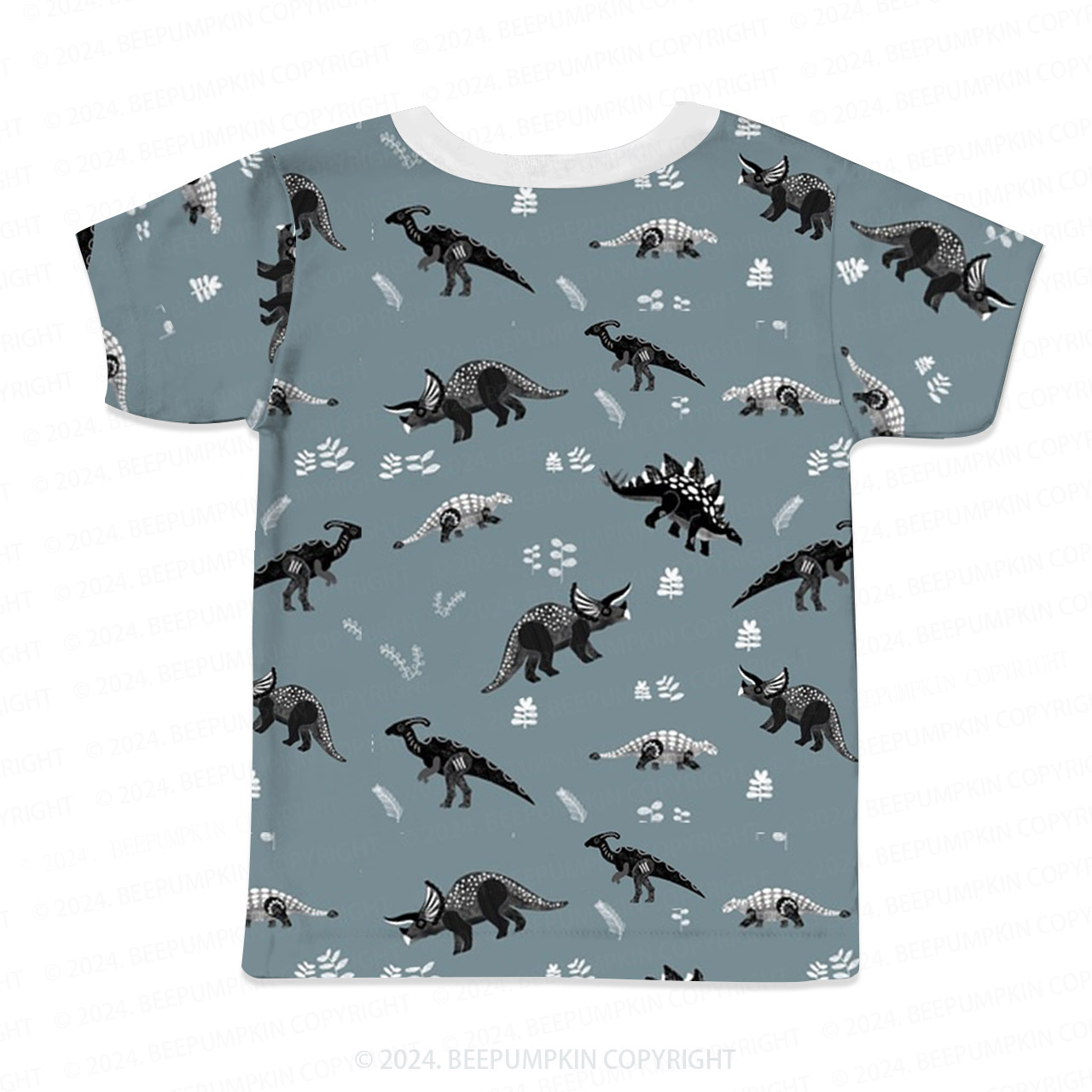 Herbivores Triceratops All Over Print Kids Tees 