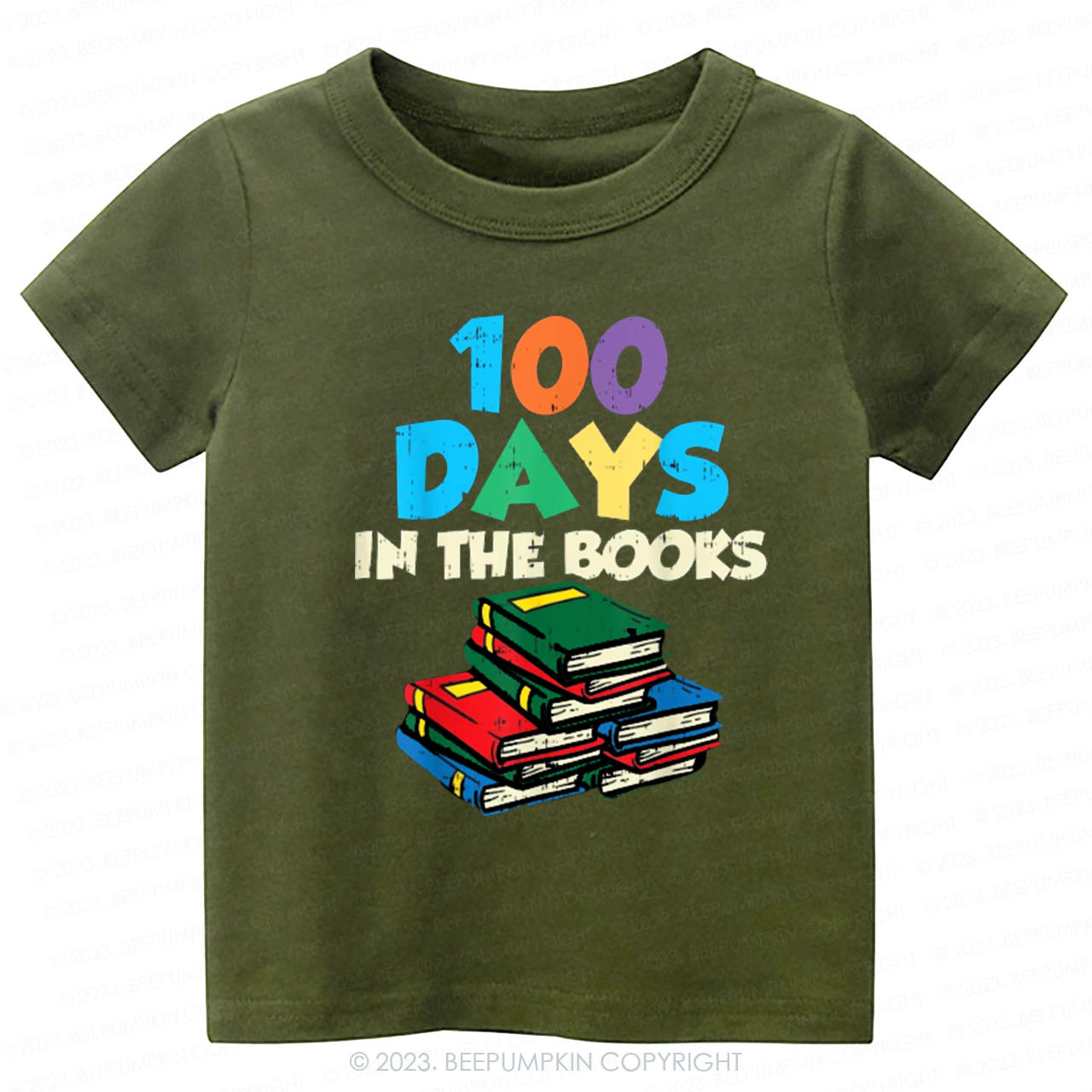 100 Days On The Books Kids Shirt