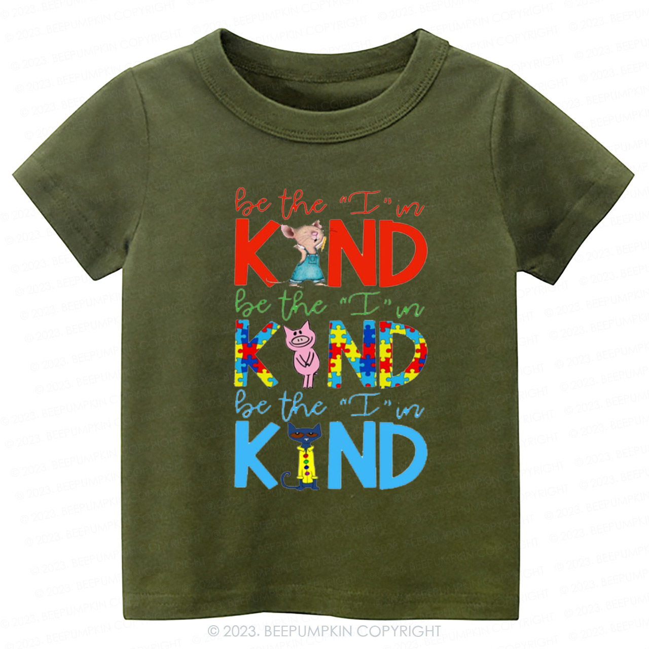 Book Characters Be The I In Kind Kids Shirt