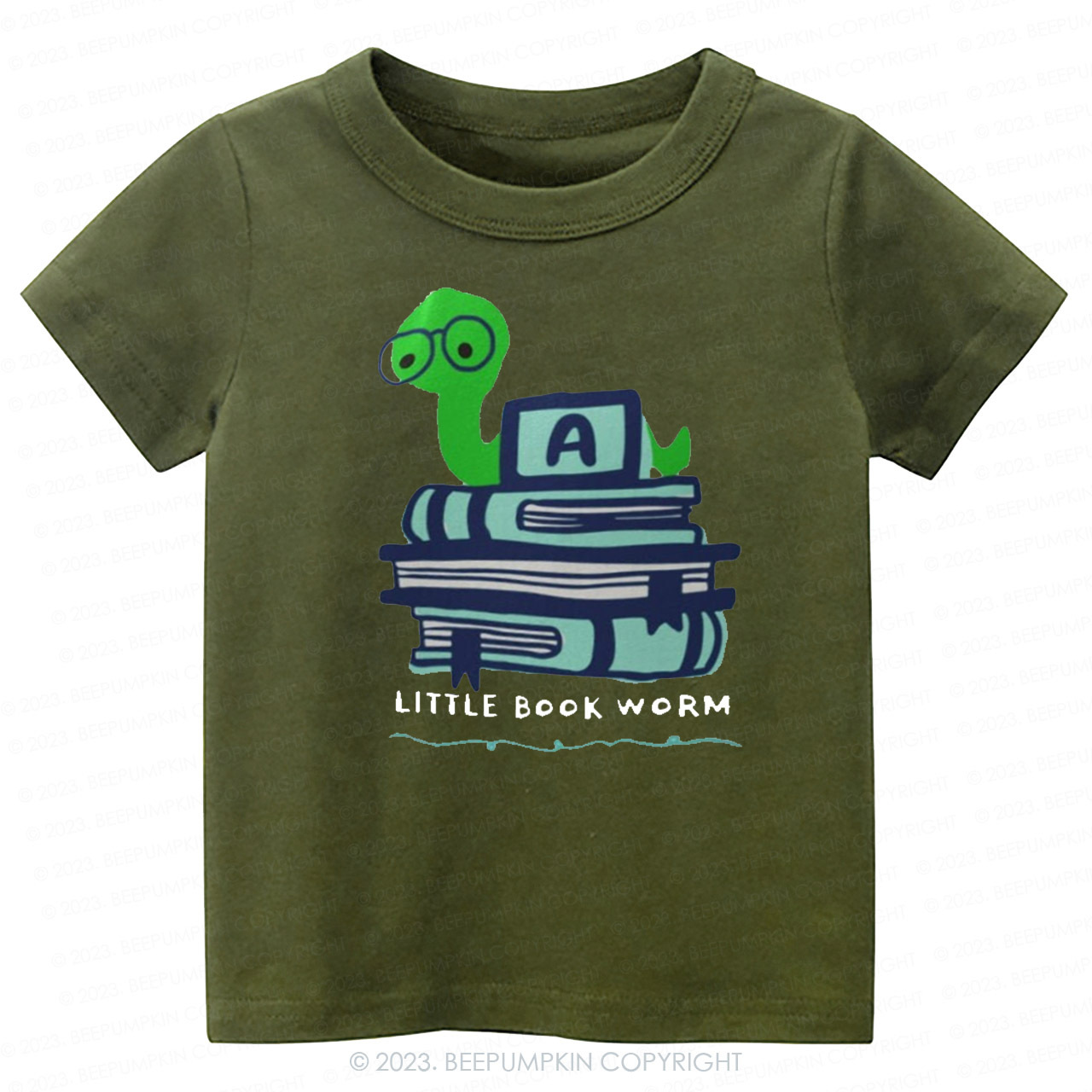 Little Book Worm Kids Shirt