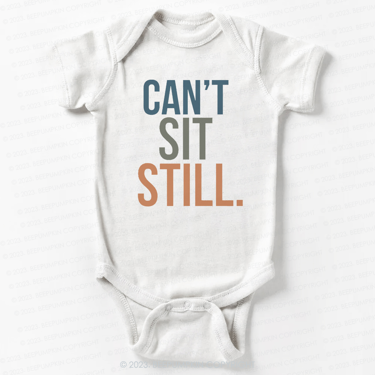 Can't Sit Still Bodysuit For Baby