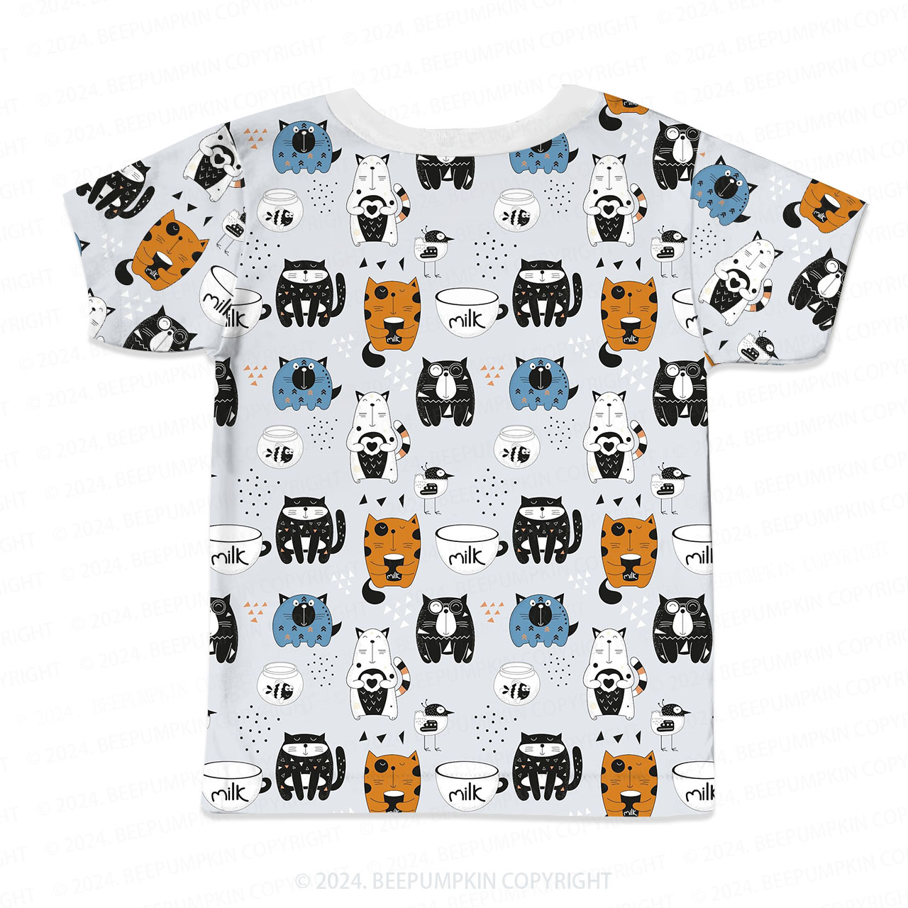 Cartoon Pet Paradise All Over Print Kids Tees