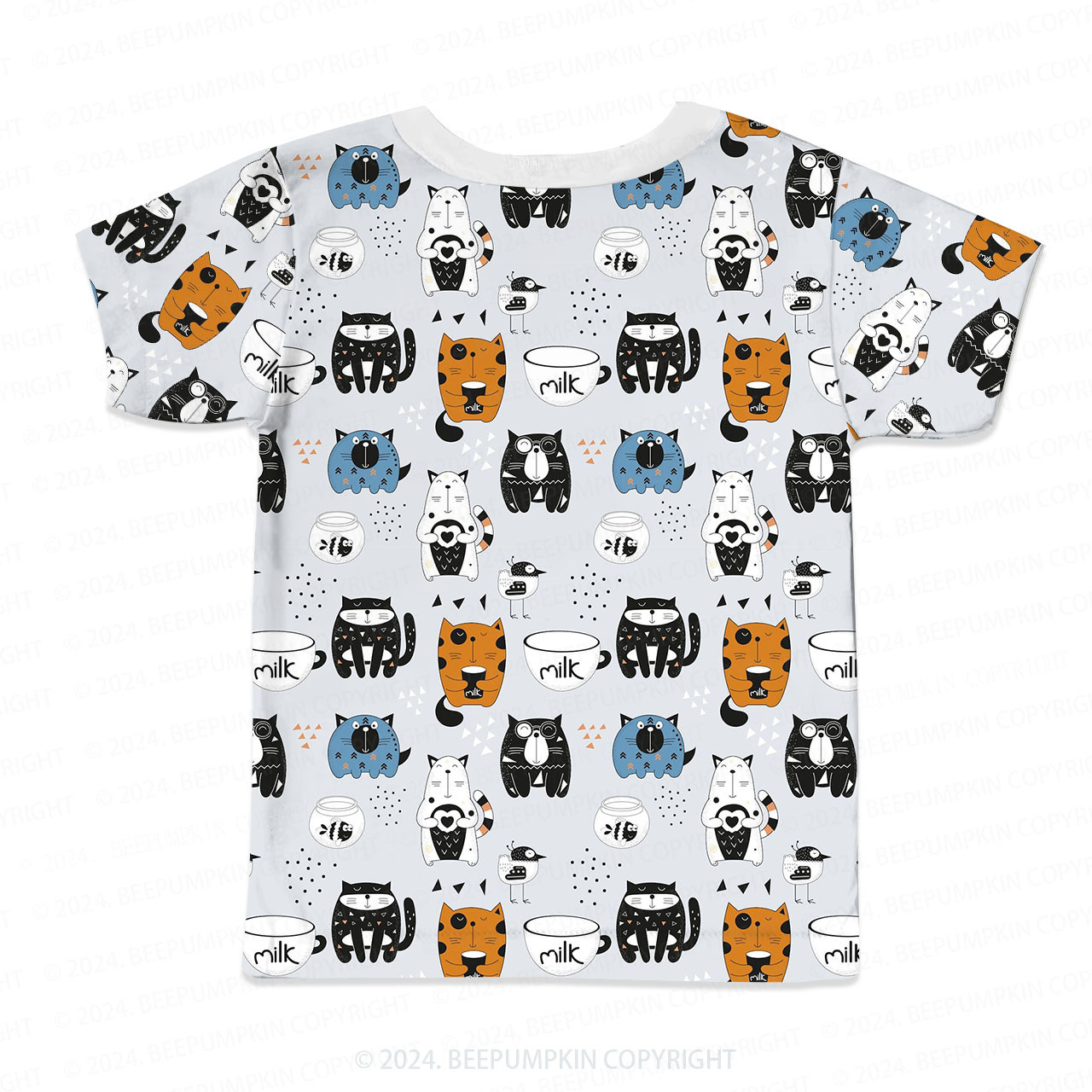 Cartoon Pet Paradise All Over Print Kids Tees