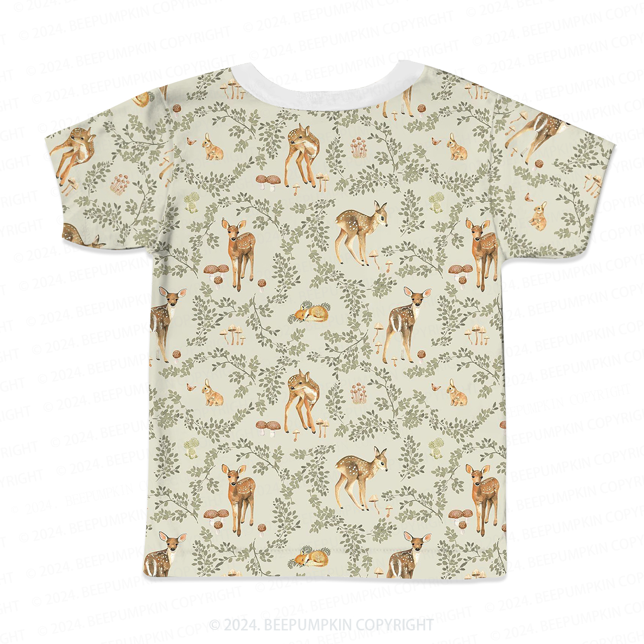 Elk Walking In The Forest All Over Print Kids Tees