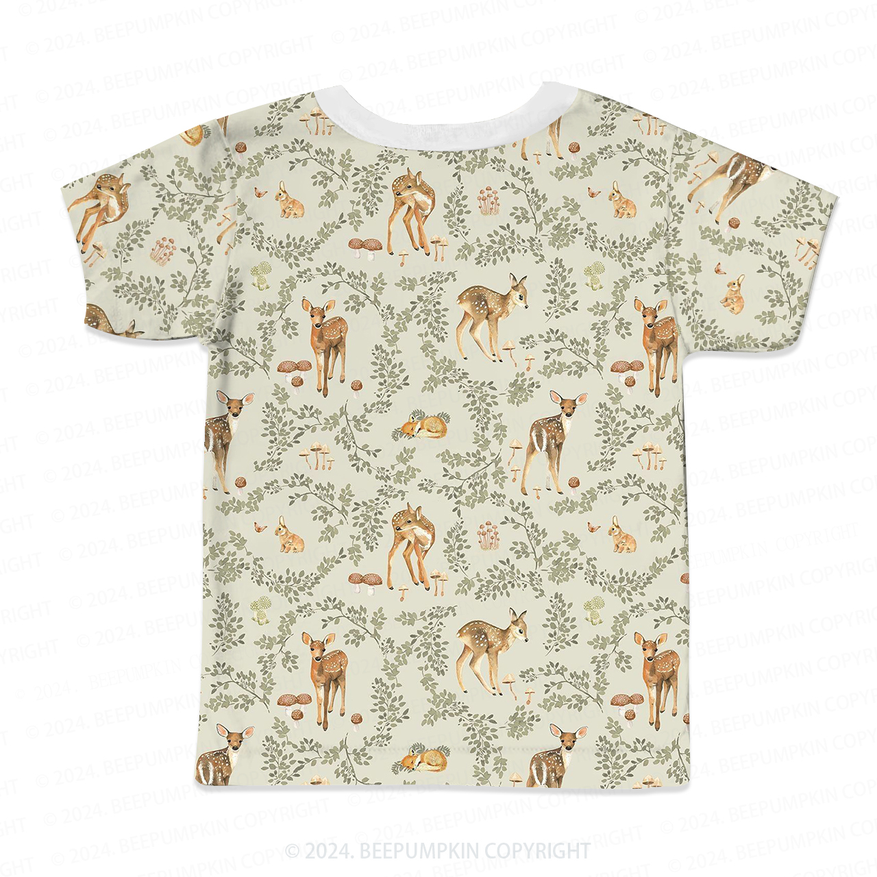 Elk Walking In The Forest All Over Print Kids Tees
