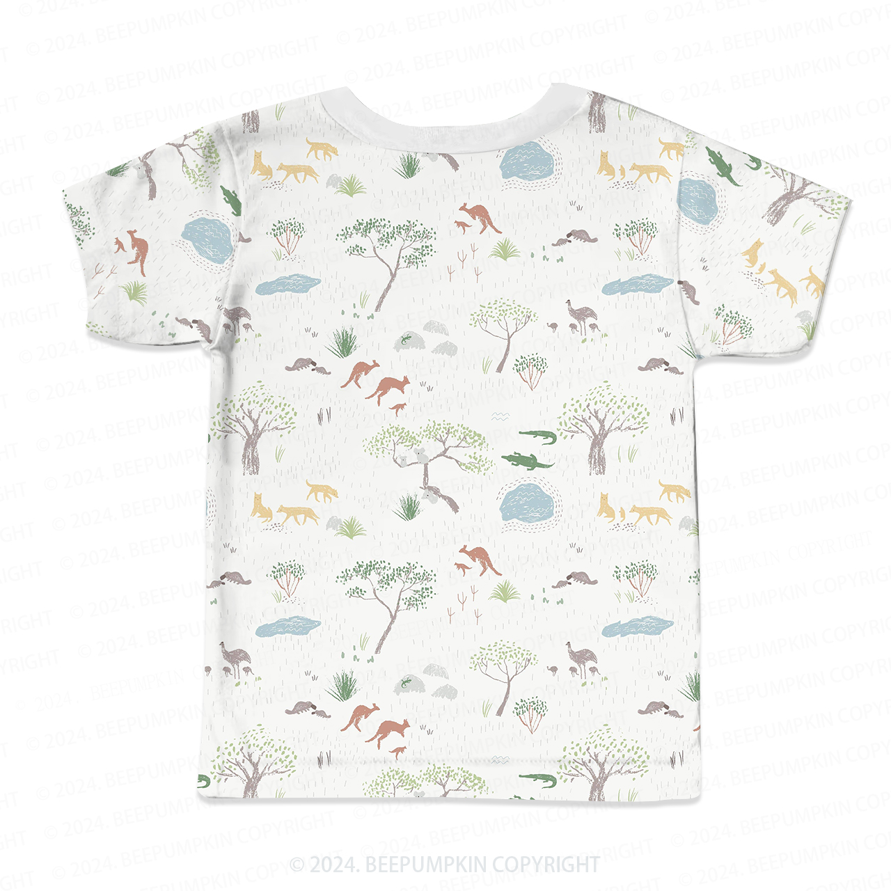 Forest Animal Paradise All Over Print Kids Tees 