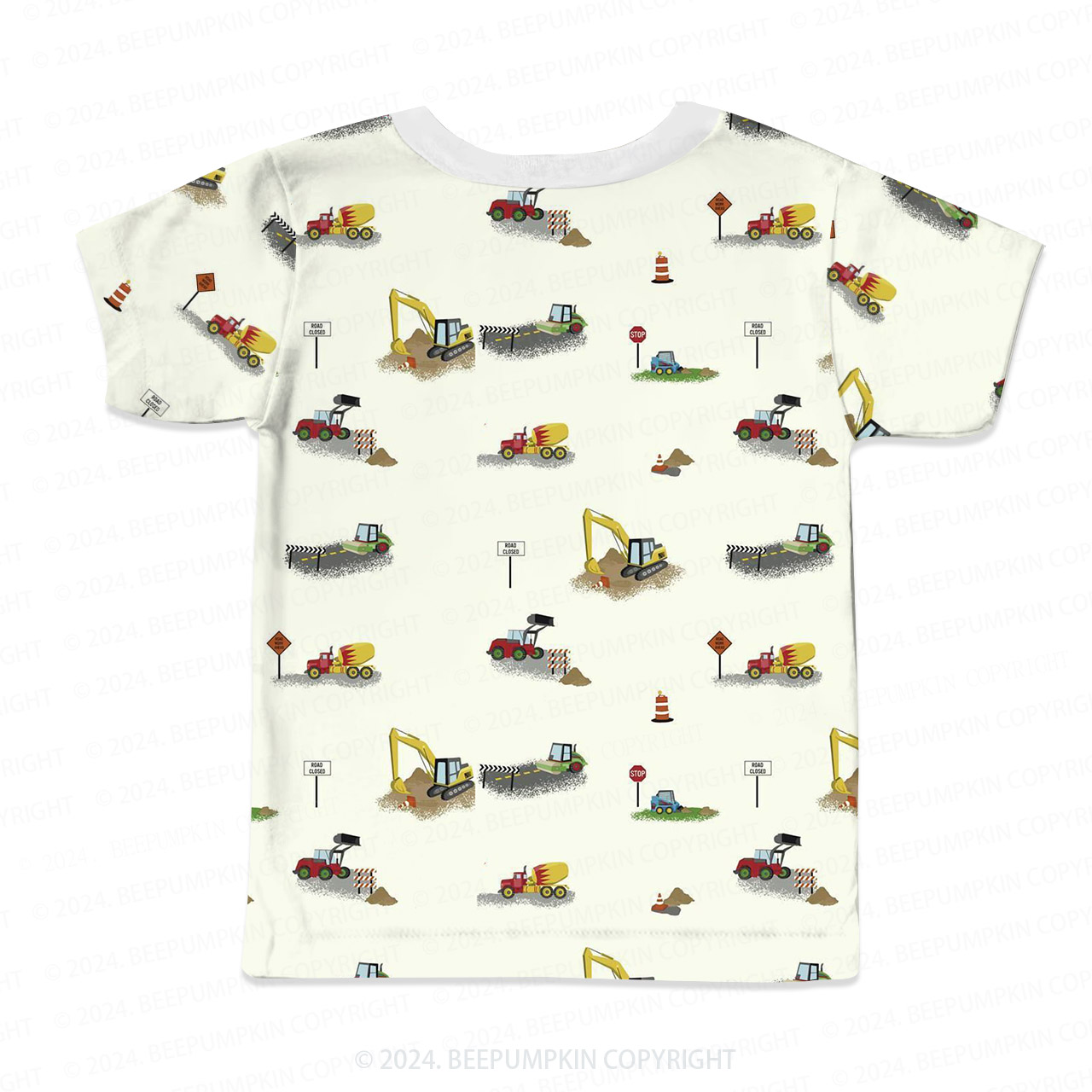 Construction Site All Over Print Kids Tees