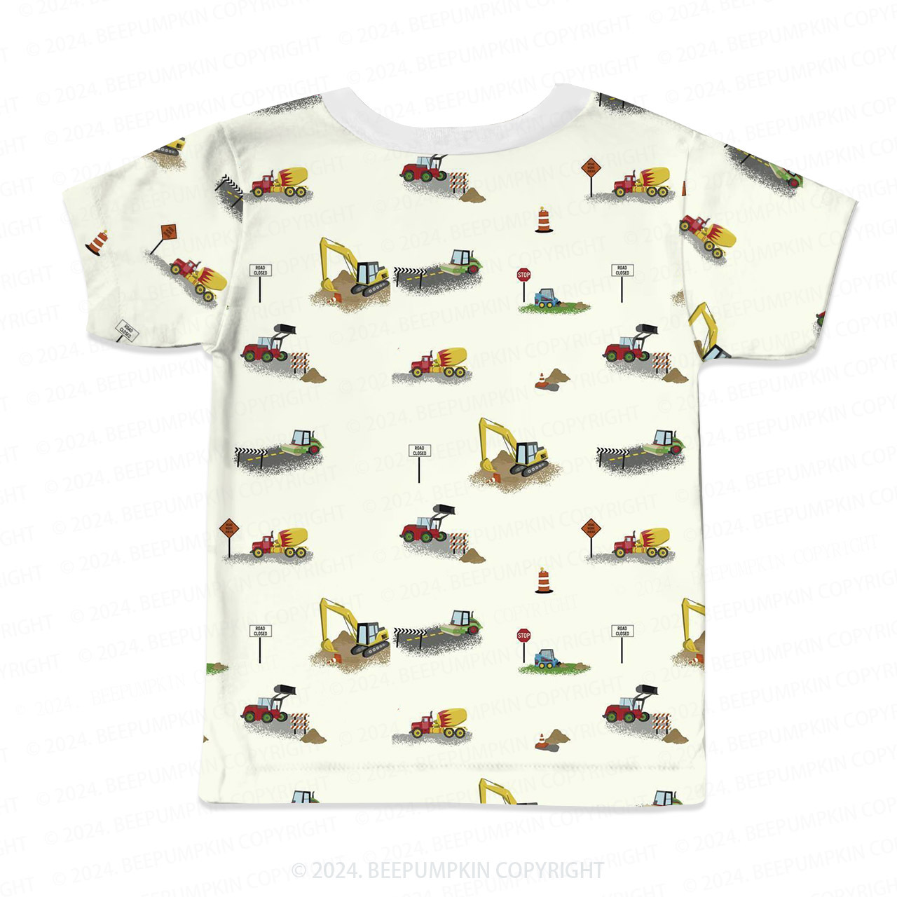 Construction Site All Over Print Kids Tees