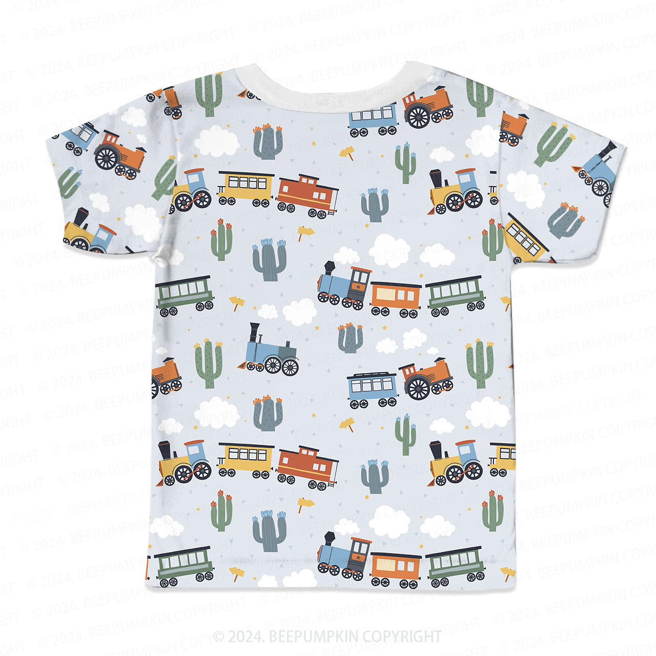 Cactus And Four Wheeler All Over Print Kids Tees
