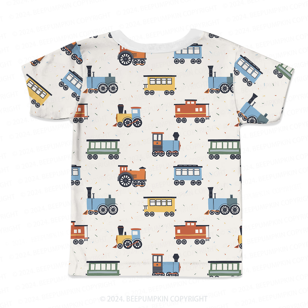 Colorful Retro Car All Over Print Kids Tees