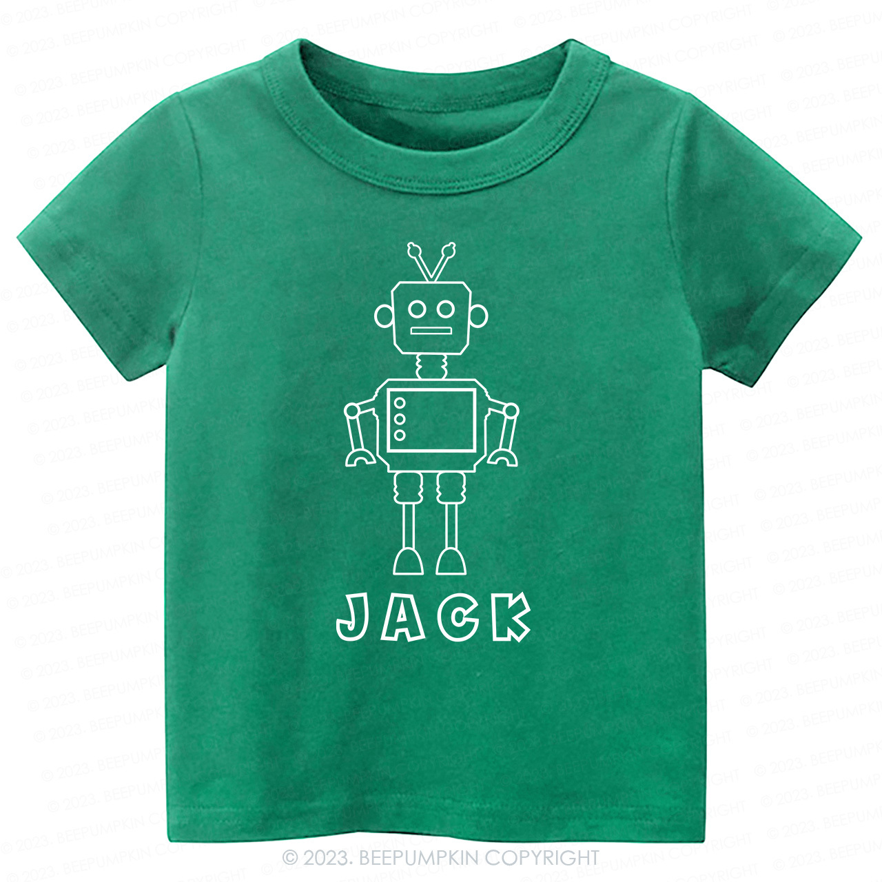 Personalized Robot coloring Kids Shirt Sale-Beepumpkin™