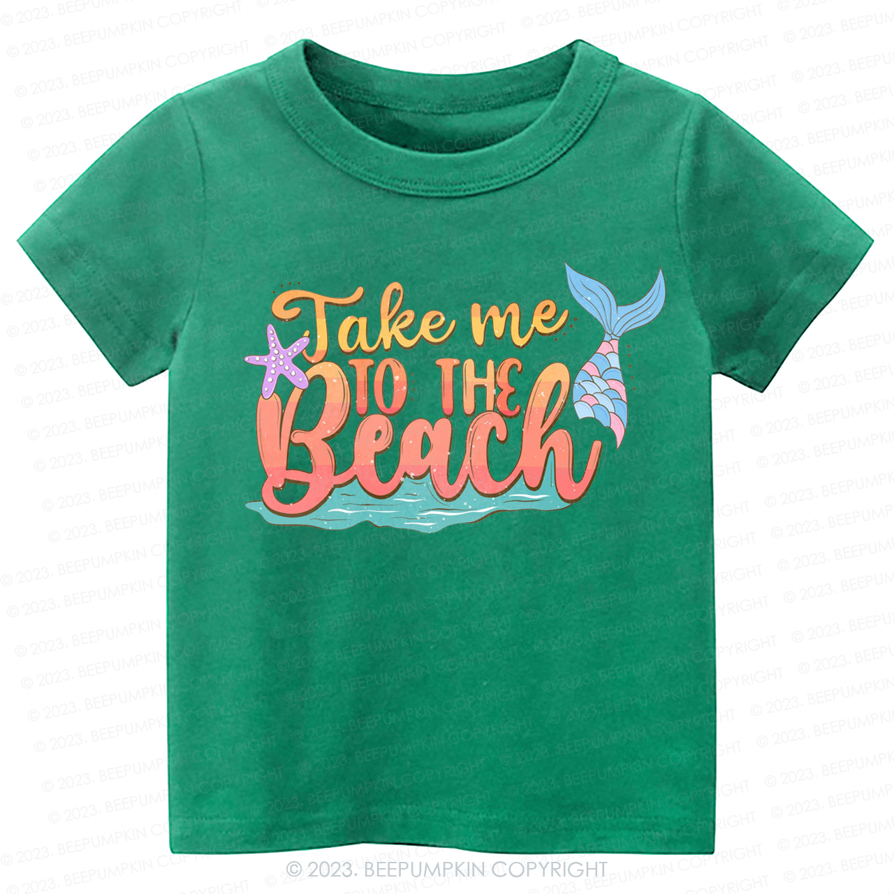 Take Me To The Beach Mermaid Kids Shirt