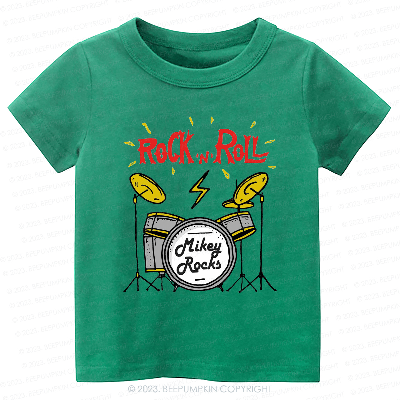 Rock 'n' Roll Future Music Rock Star Kids Shirt
