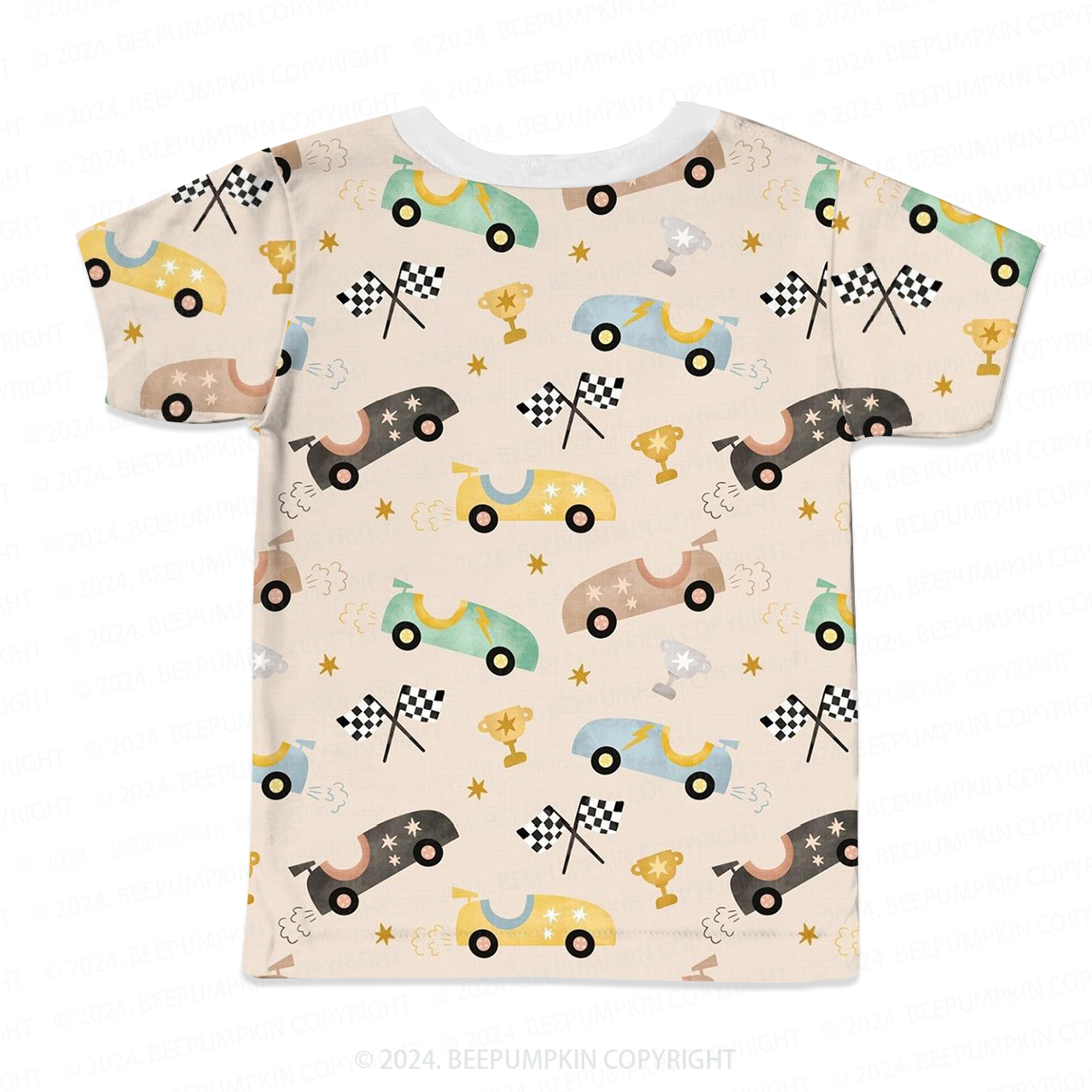 Race Car Competition All Over Print Kids Tees
