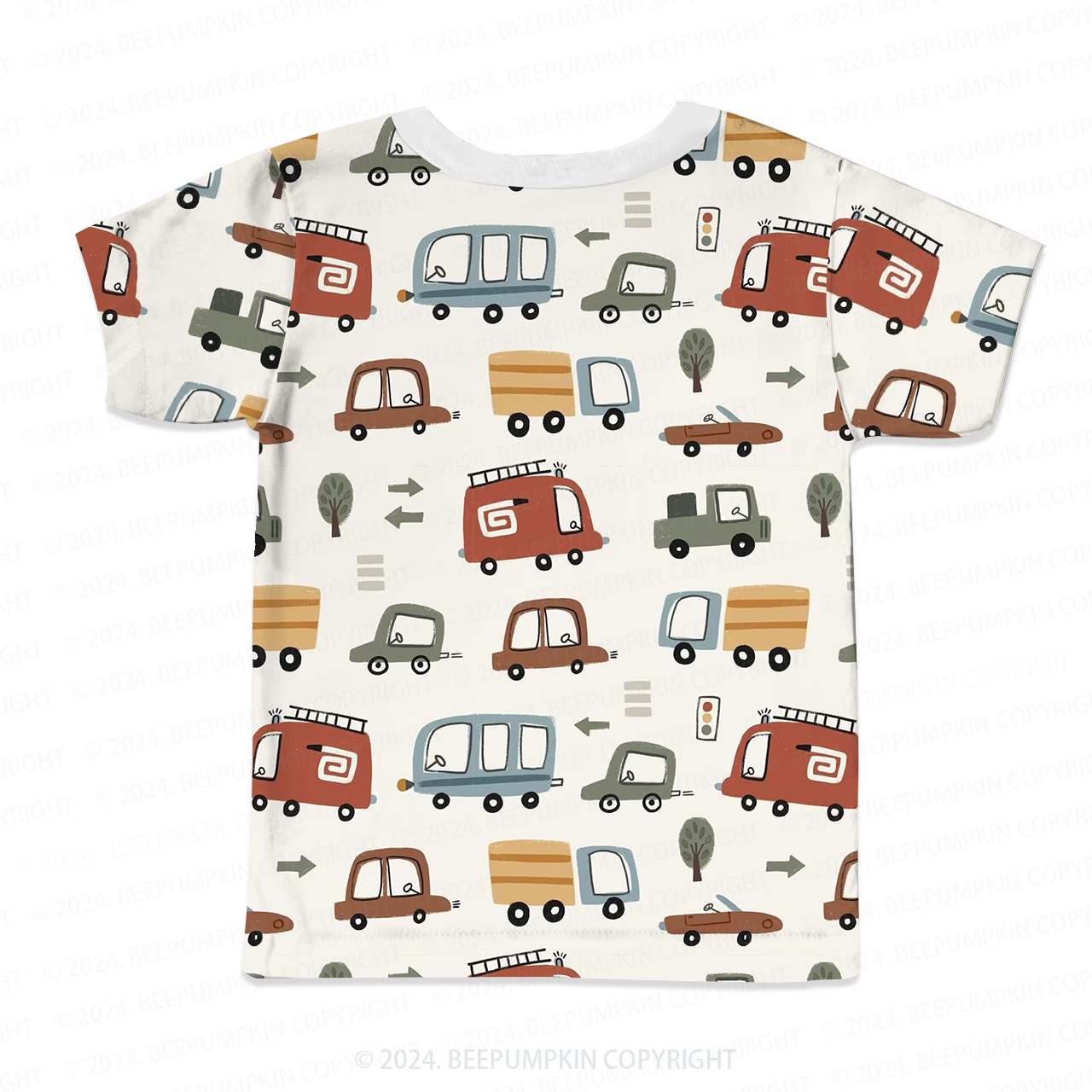 Urban Traffic Scenario All Over Print Kids Tees