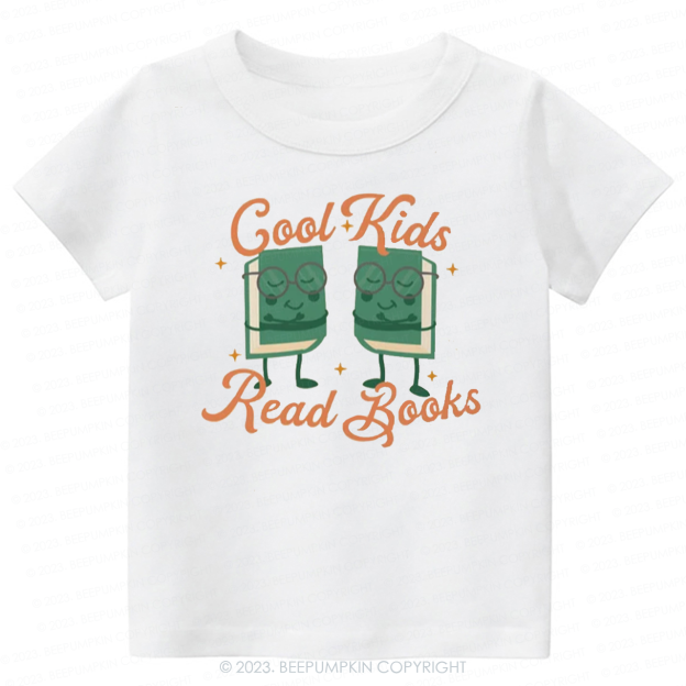 Cool Kids Read Books Funny Kids Shirt