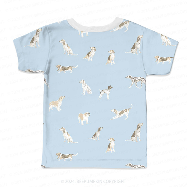 Walking Dalmatian All Over Print Kids Tees