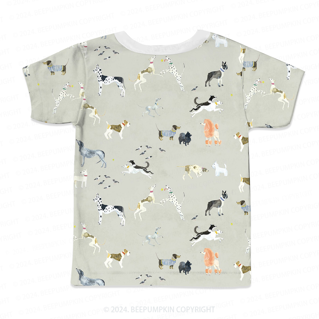 Dog Entertainment City All Over Print Kids Tees