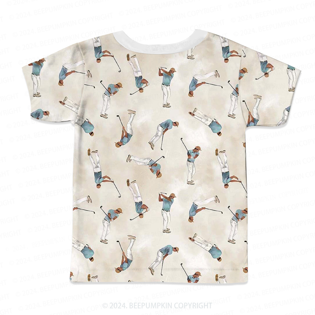 Golf Enthusiast All Over Print Kids Tees