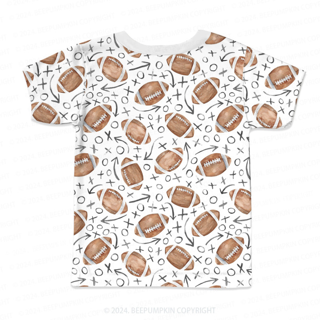Baseball Doodle All Over Print Kids Tees