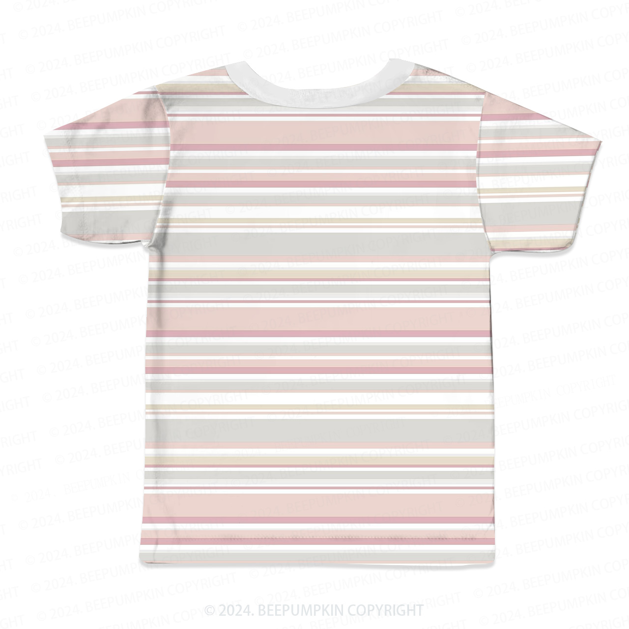 Colorful Stripes All Over Print Kids Tees