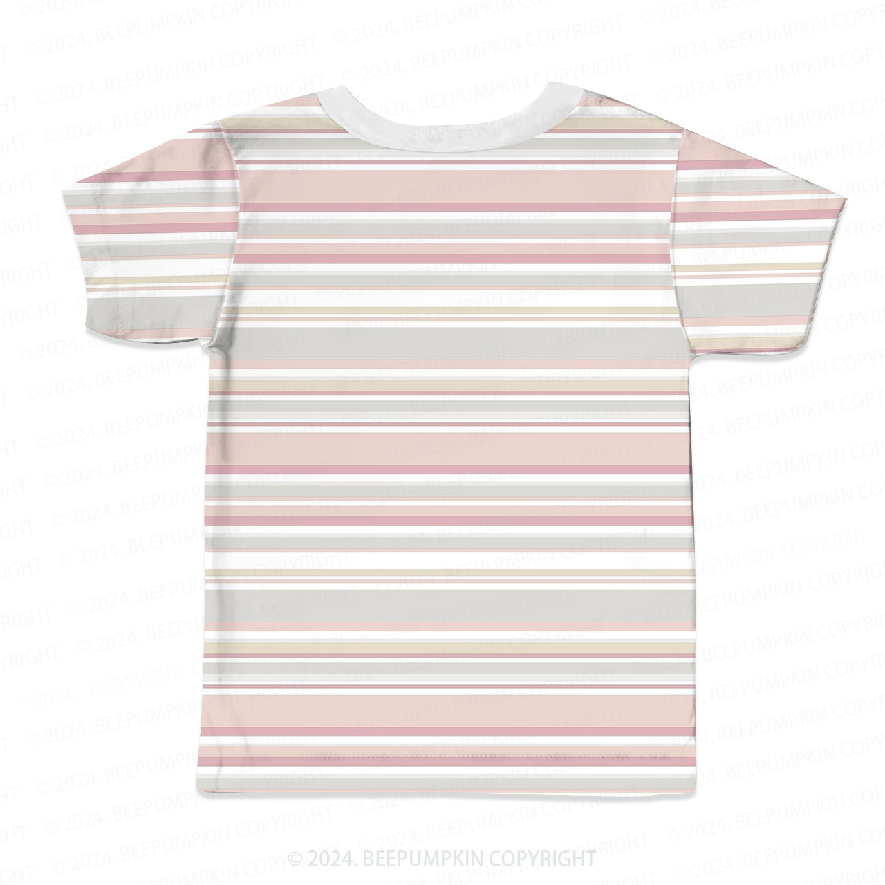 Colorful Stripes All Over Print Kids Tees