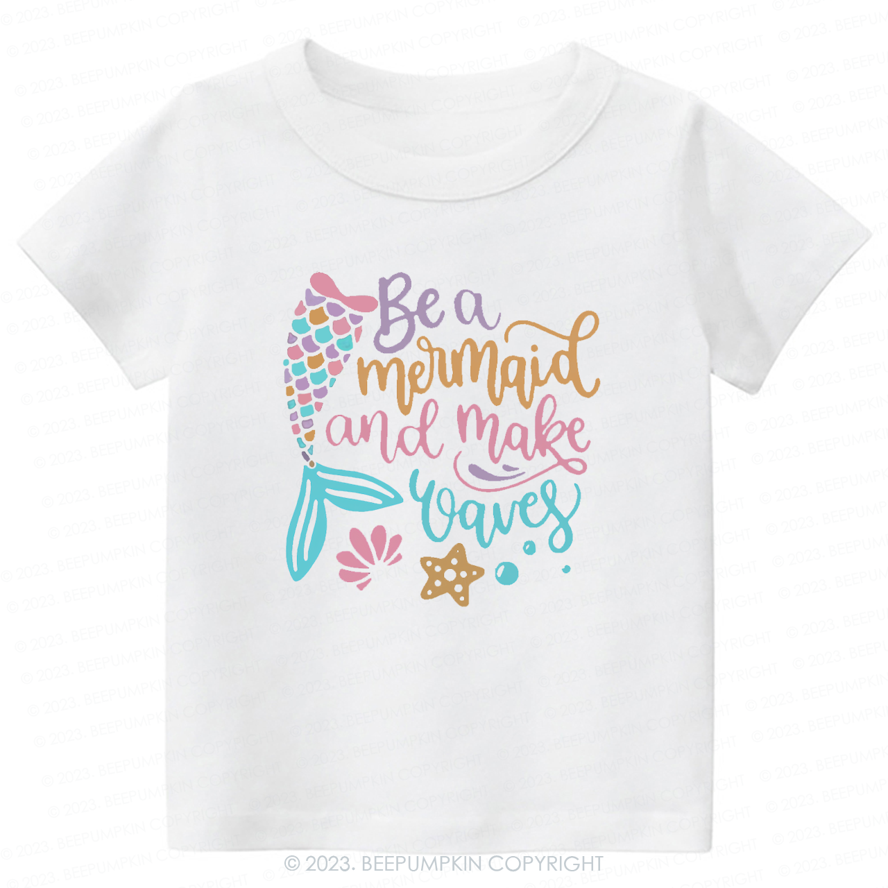 Be A Mermaid And Make Waves Kids Shirt