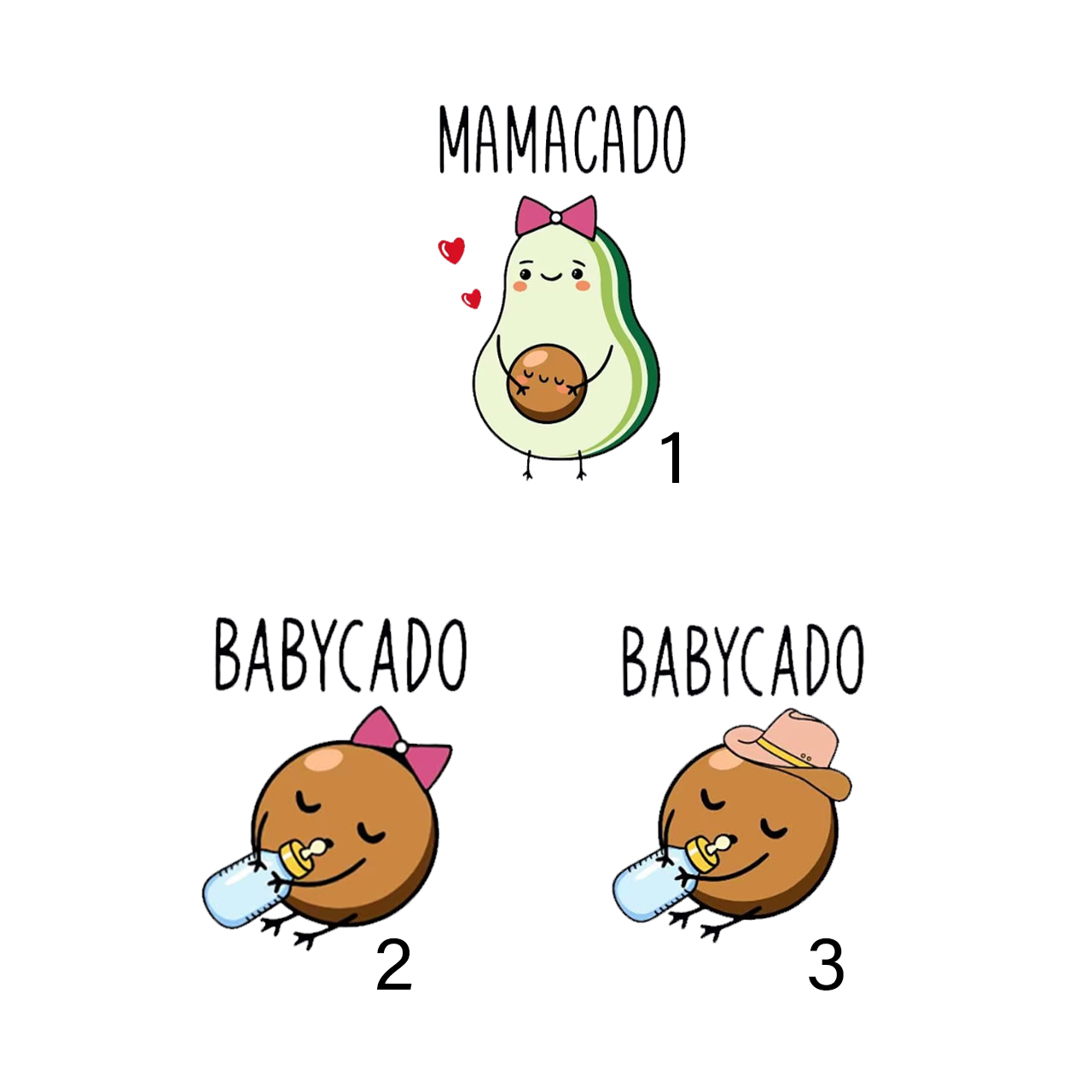 Mamacado And Babycado T-Shirts For Mom&Me