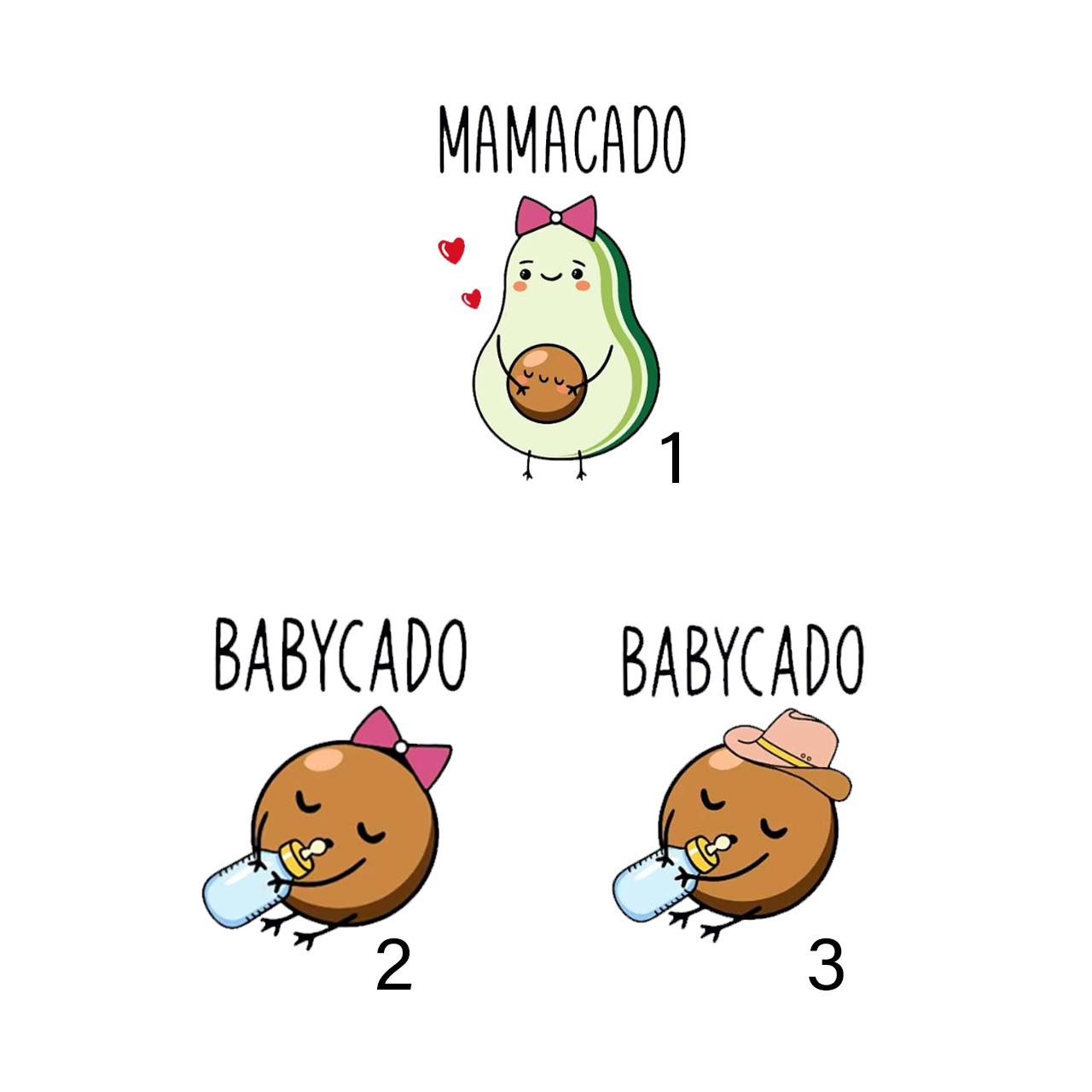 Mamacado And Babycado T-Shirts For Mom&Me