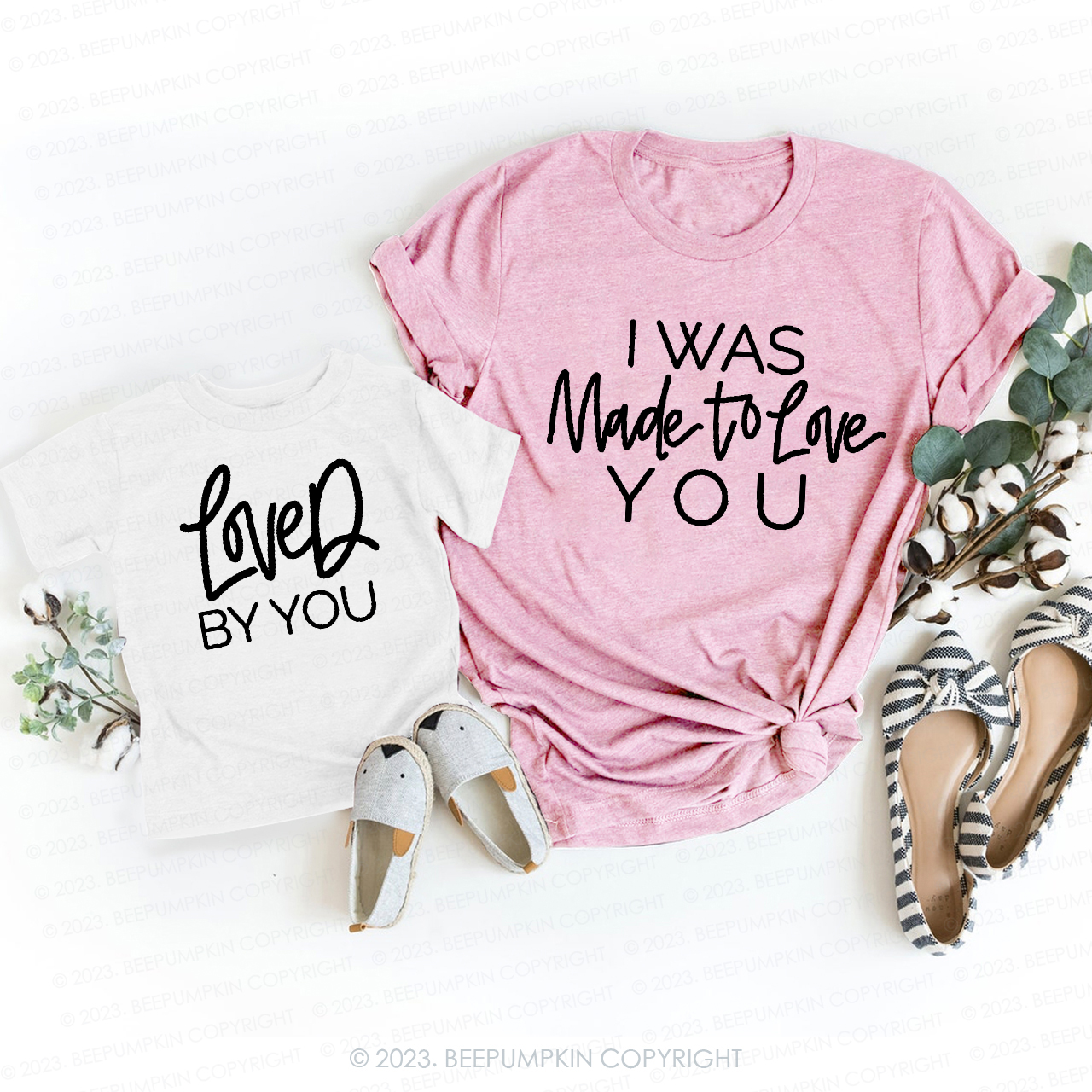 Made To Love You T-Shirts For Mom&Me