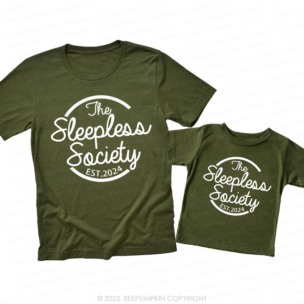 The Sleepless Society Dad & Me Matching T-Shirts