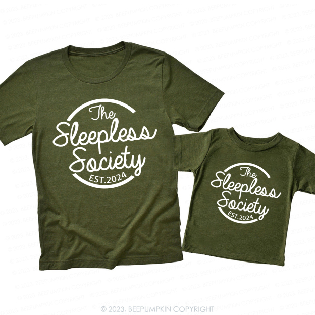 The Sleepless Society Dad & Me Matching T-Shirts