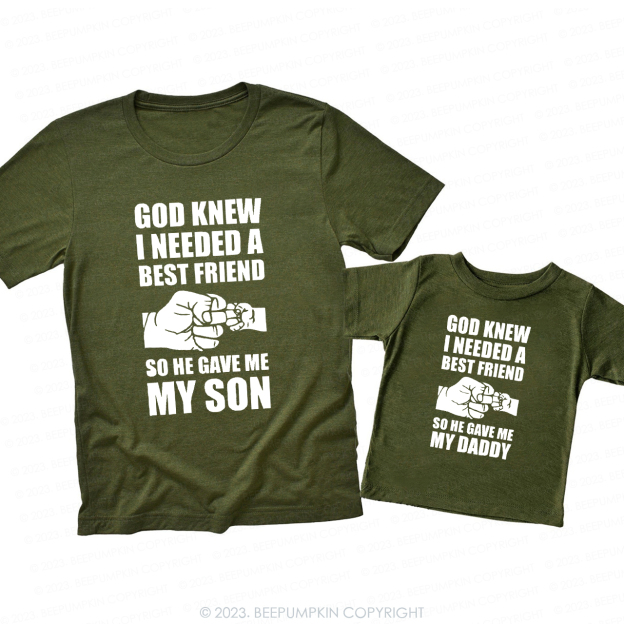 Father Son Best Friend Dad & Me Matching T-Shirts