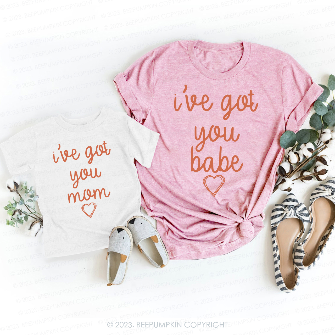 I’Ve Got You T-Shirts For Mom&Me