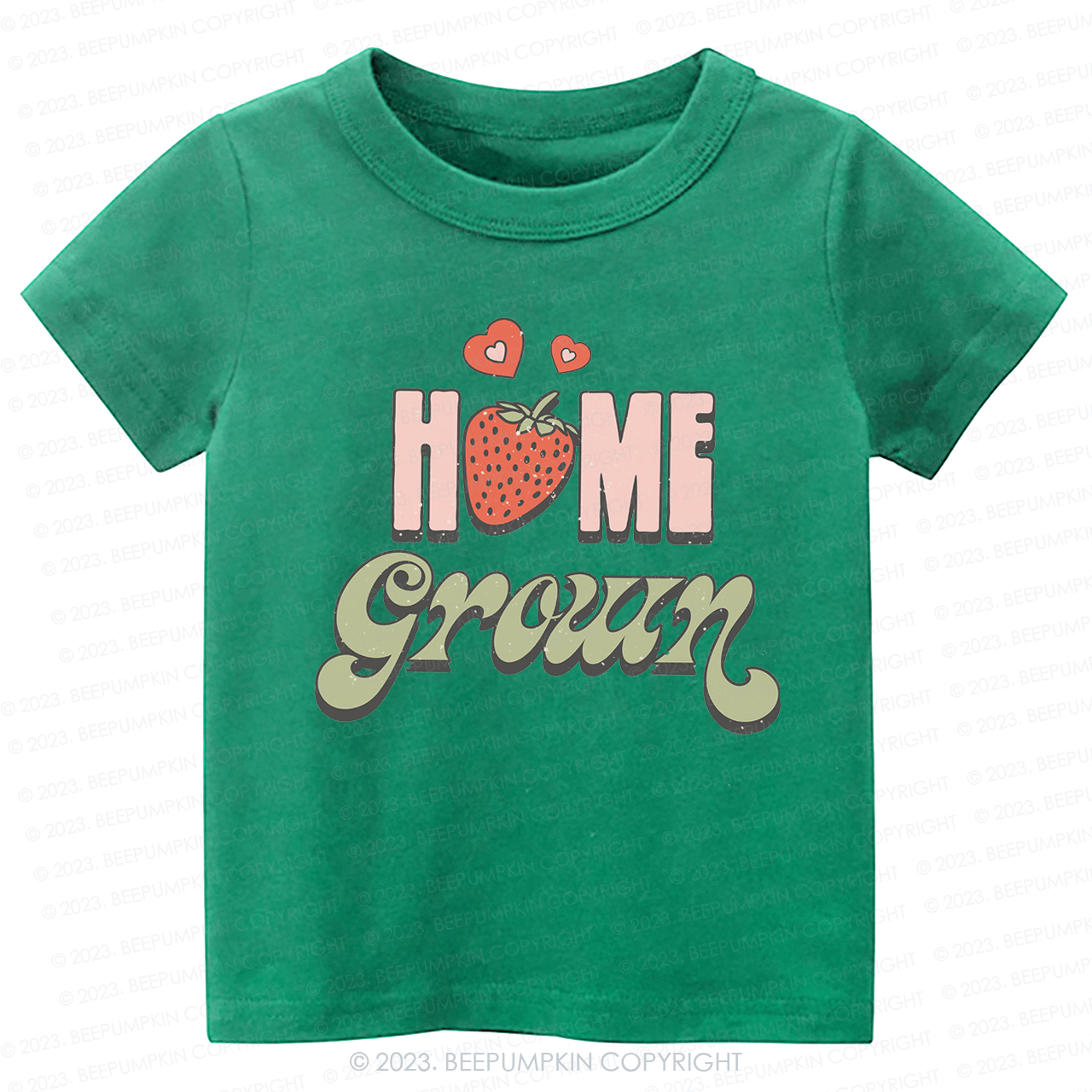 Vegan Natural Home Grown Kids Shirt