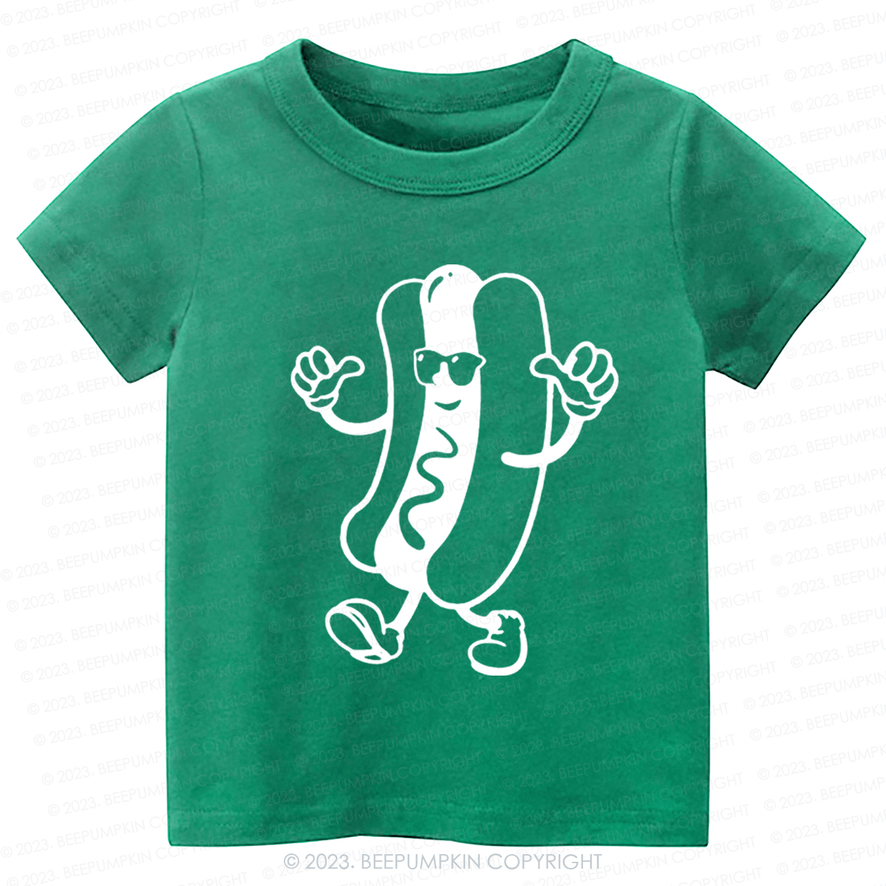 Cool Hot Dog Graphic Kids Shirt