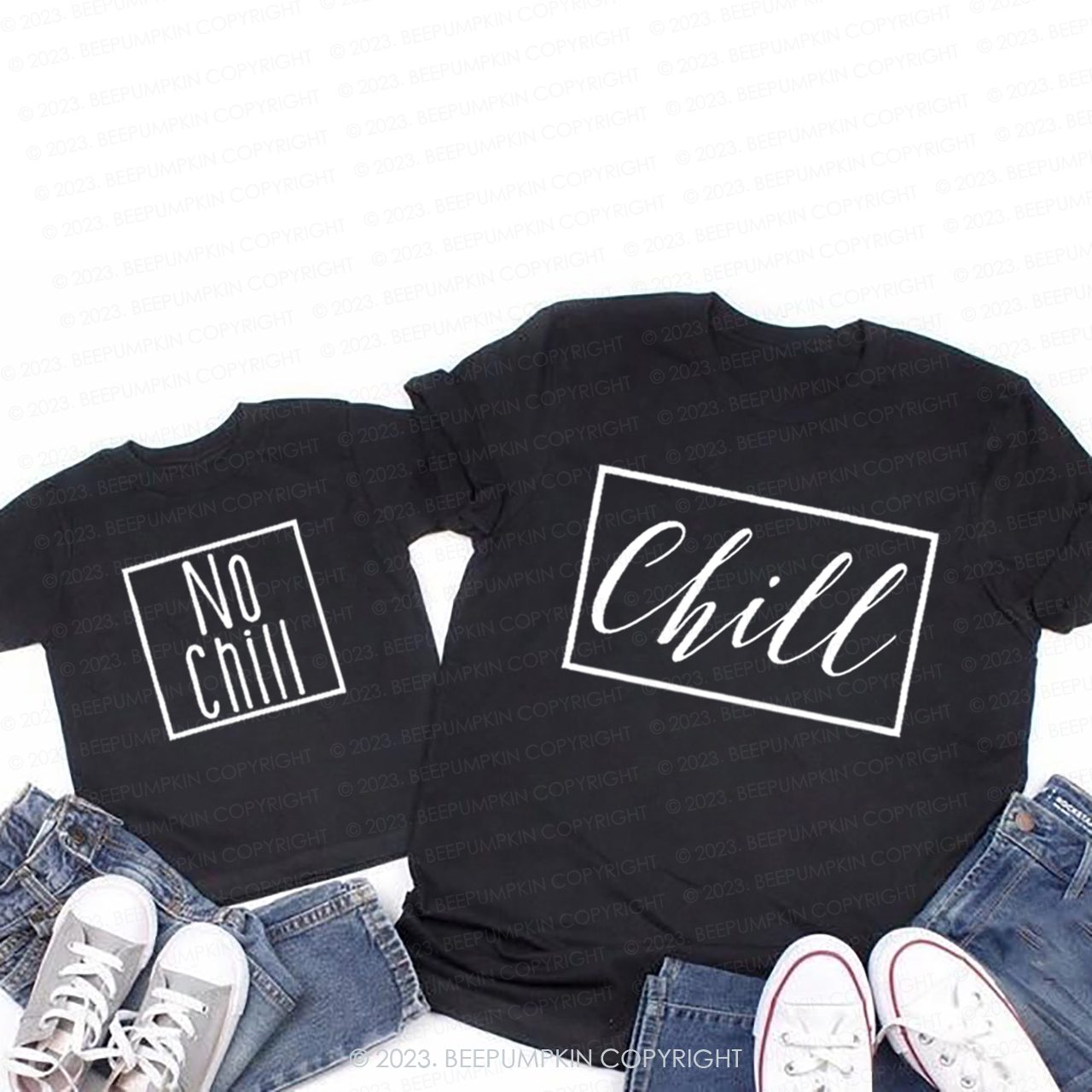 Chill No Chill T-Shirts For Mom&Me