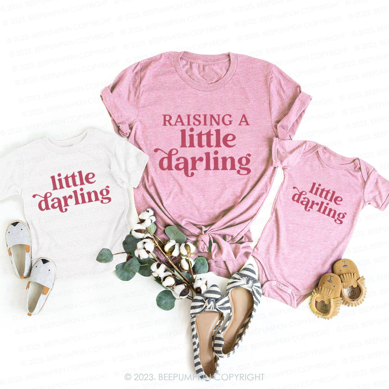 Raising A Little Darling T-Shirts For Mom&Me