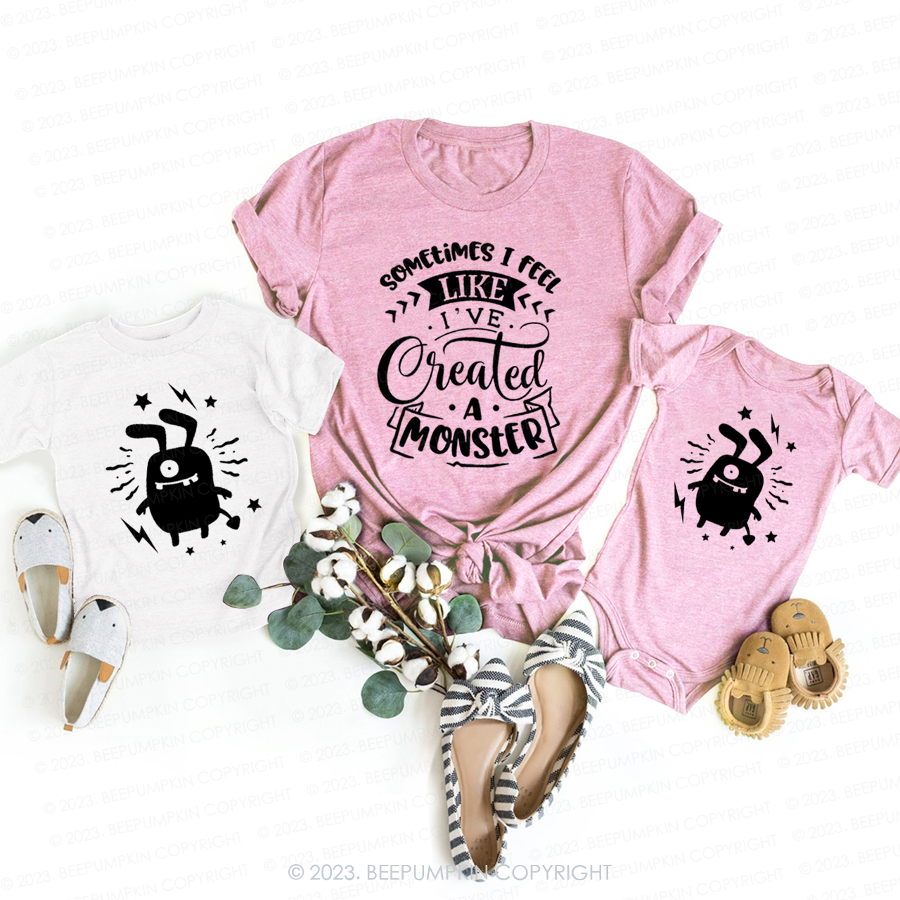 Sometimes I Feel Like I Created A Monster T-Shirts For Mom&Me