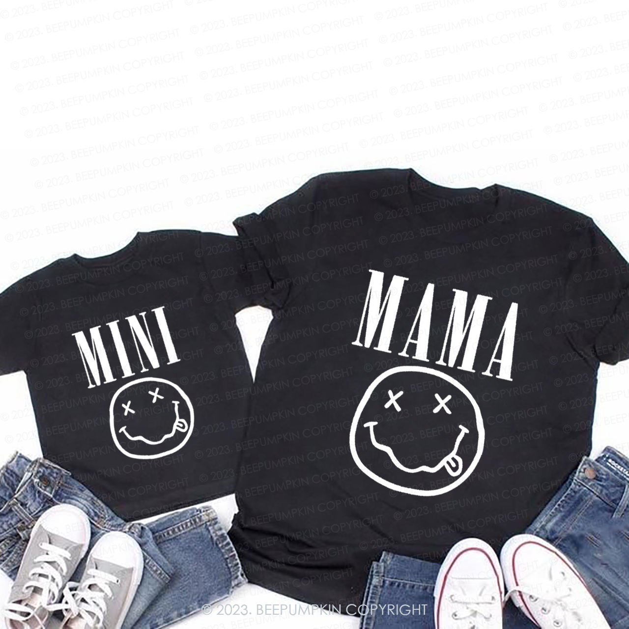 Mother's Day Mini And Mama T-Shirts For Mom&Me