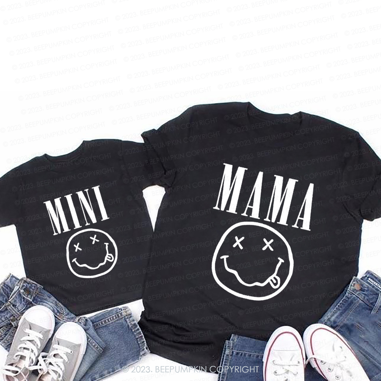 Mother's Day Mini And Mama T-Shirts For Mom&Me