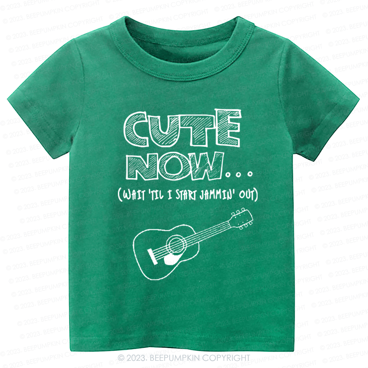 Guitar CUTE NOW Wait Til I Start Jammin Out Kids Shirt