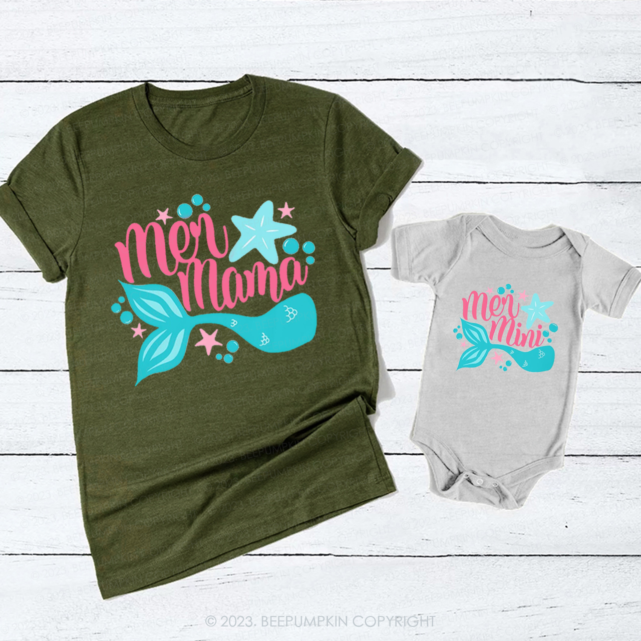 Mer Mama Mer Mini T-Shirts For Mom&Me